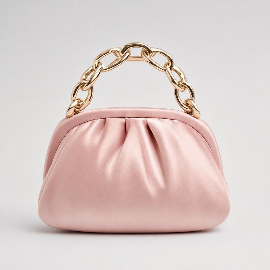 Chain-Handle Satin